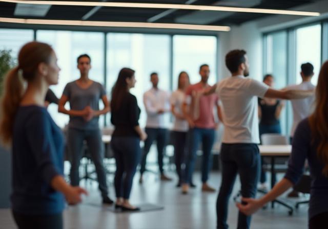 Programme de bien-être en entreprise avec coaching collectif